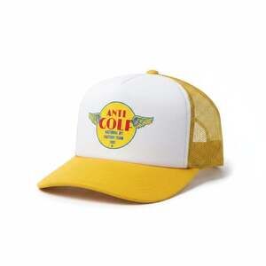 Anti Golf Golf Wang National #1 Factory Team 1991 Yellow Trucker Snapback Hat